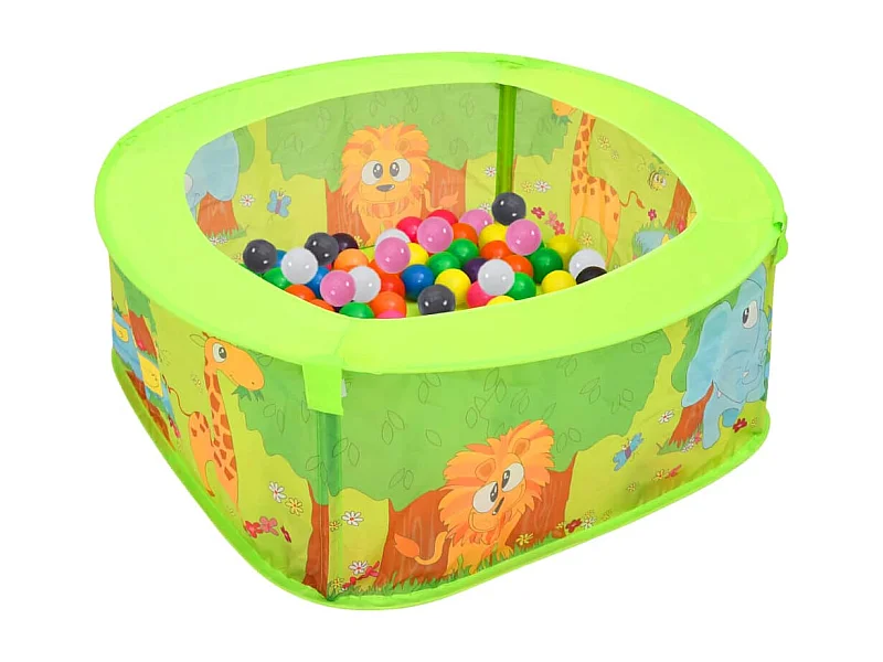 Piscine à balles avec 300 balles pour enfants 75x75x32 cm FR821237