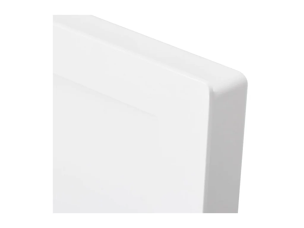 Niche de douche avec 2 compartiments Blanc brillant 41x69x9 cm FR919416