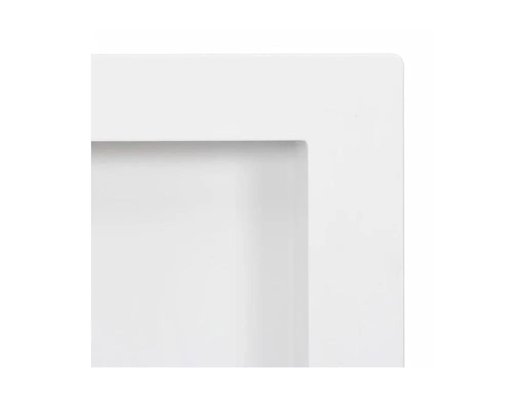 Niche de douche avec 2 compartiments Blanc brillant 41x69x9 cm FR919416
