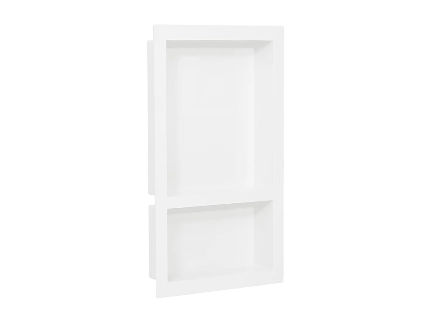 Habitáculo chuveiro c/ 2 compartim. 41x69x9 cm branco brilhante PT811548