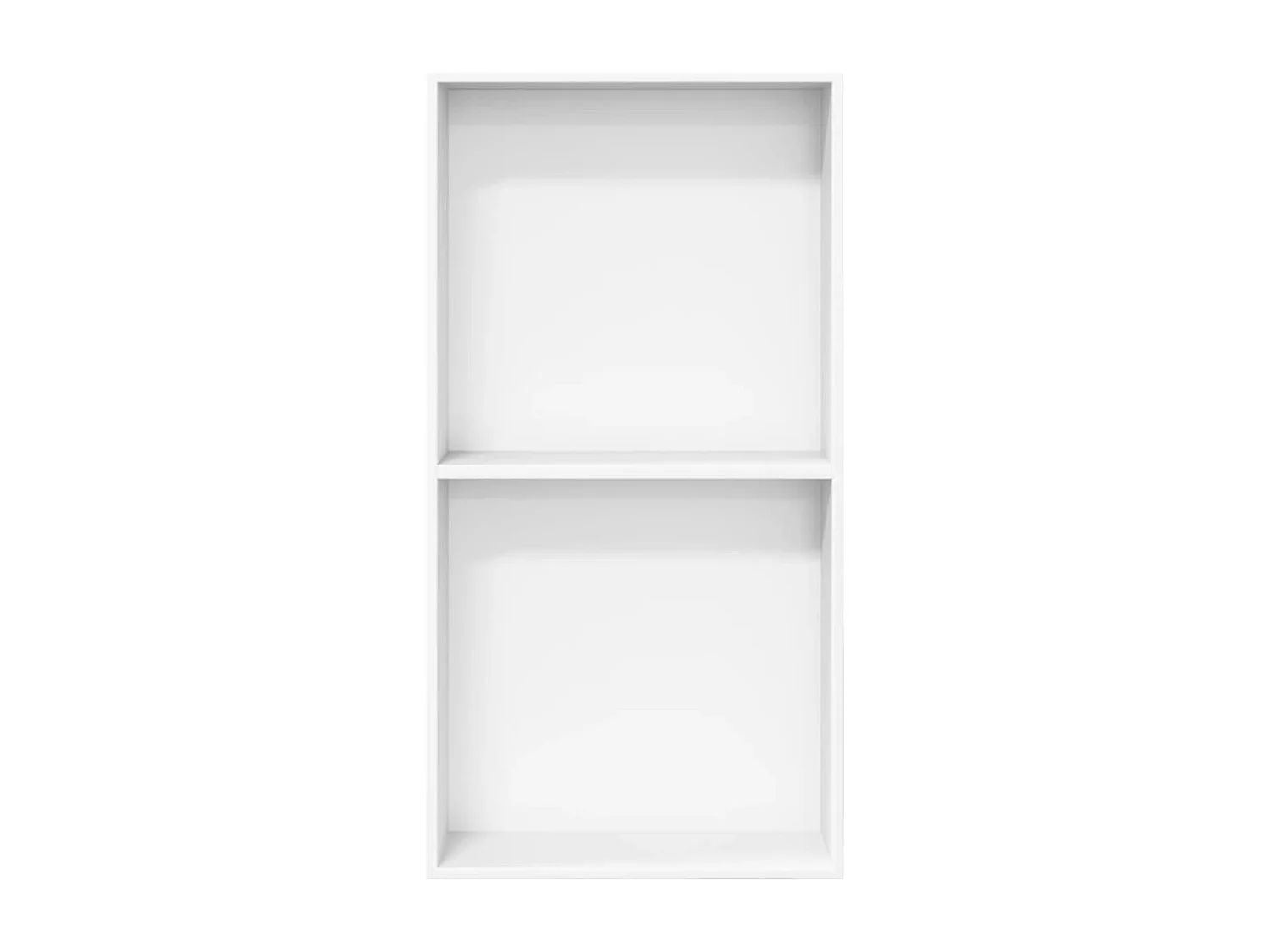 Hornacina ducha acero inoxidable blanco mate 32x62x9 cm ES188513