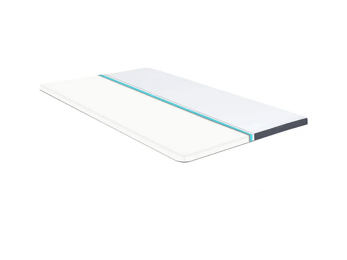 Surmatelas de sommier tapissier 200x120x5 cm FR149573