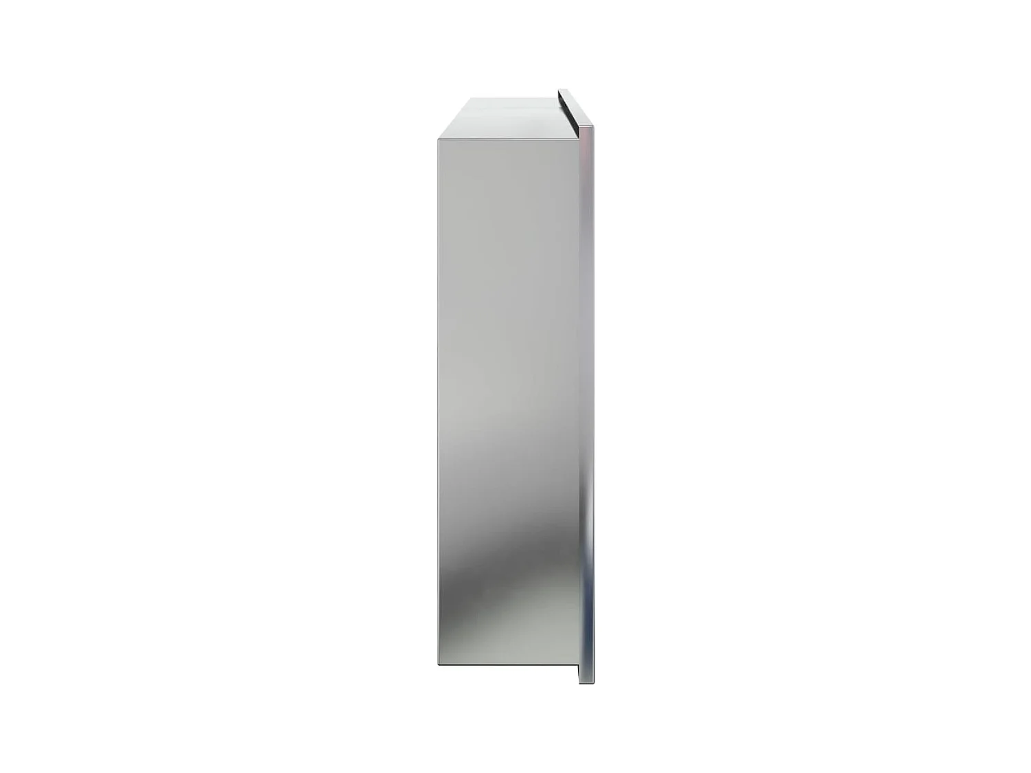 Niche de douche argenté brossé 62x32x9 cm acier inoxydable FR361312