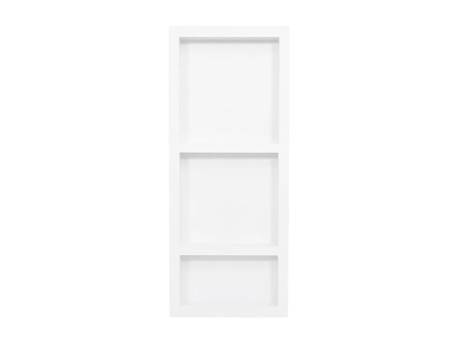 Habitáculo chuveiro c/ 3 compartimentos 41x99x9 cm branco mate PT537484