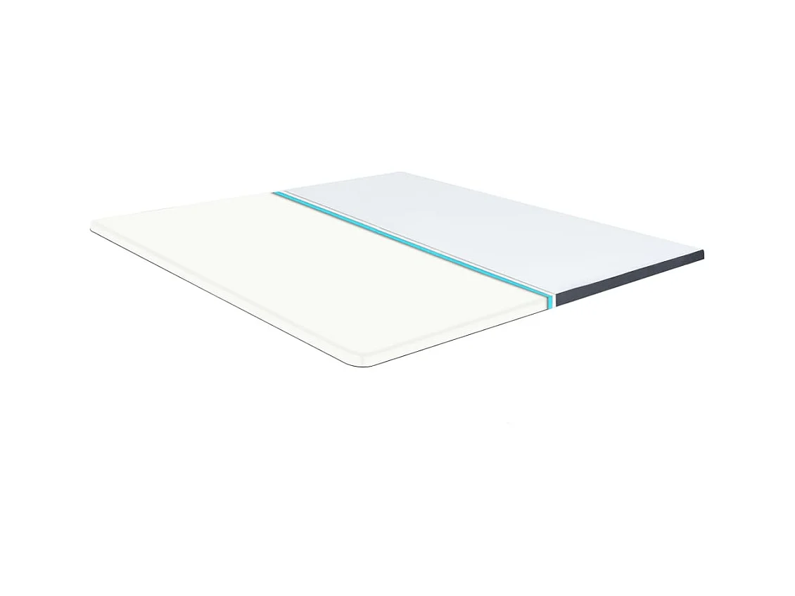 Surmatelas de sommier tapissier 200x180x5 cm FR187974