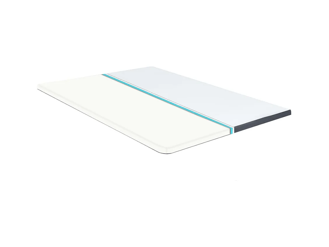 Surmatelas de sommier tapissier 200x140x5 cm FR415146