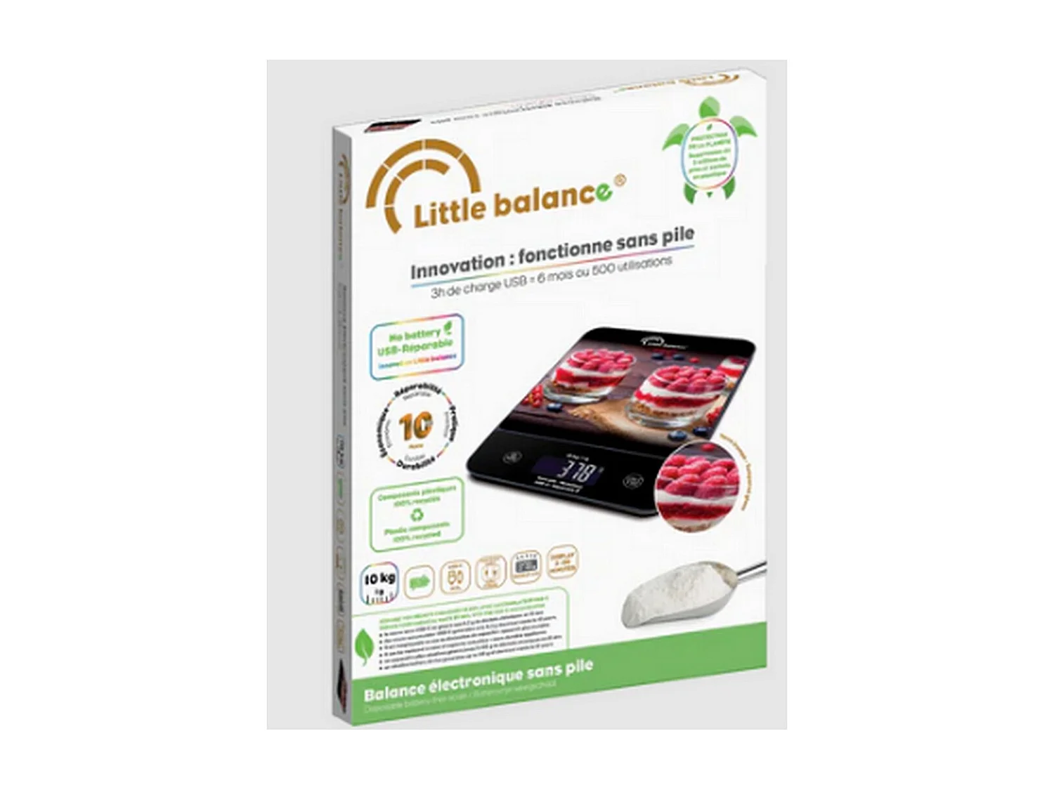Little Balance Balance de cuisine électronique 10kg -couleurs - 8846
