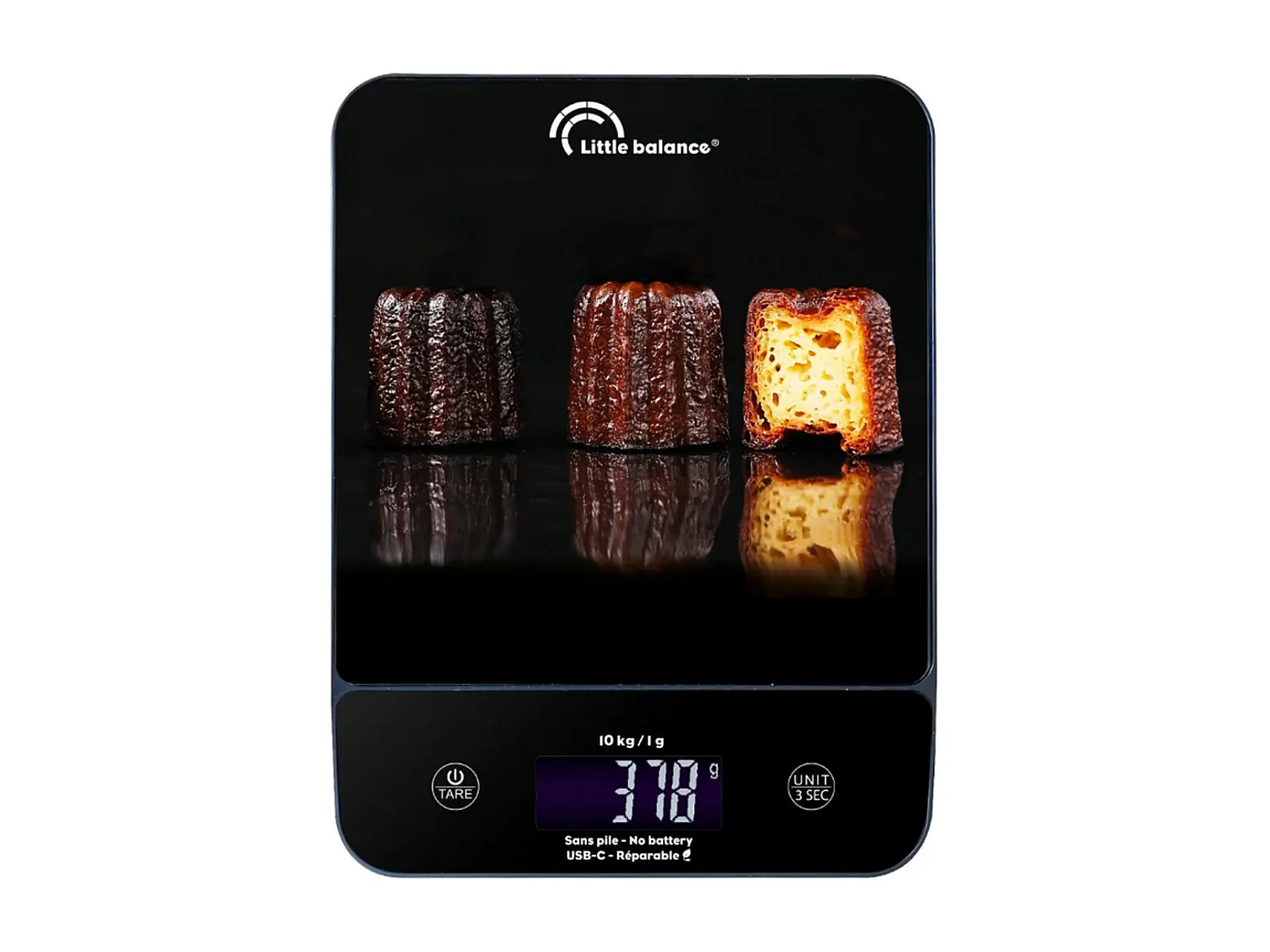 Little Balance Balance de cuisine électronique 10kg - 1g noir - 8845