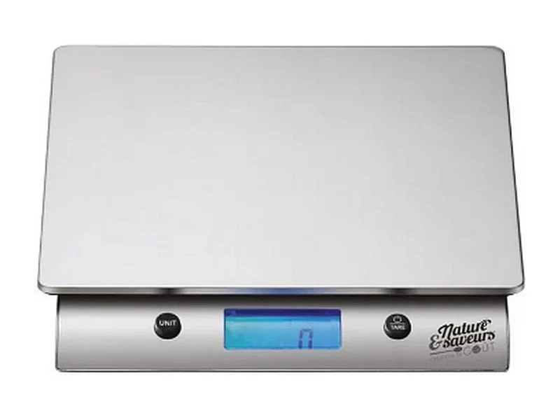 Nature&saveurs Balance de cuisine électronique 10kg - 1g gris - NS-BAL.10KG