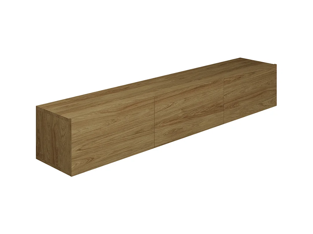 Idao Wood 3-deurs TV-element voor wandmontage 160 cm