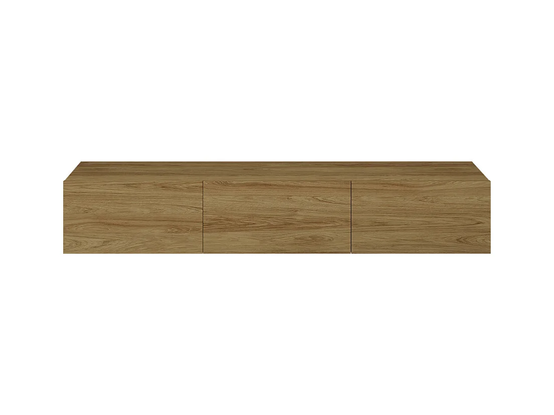 Idao Wood 3-deurs TV-element voor wandmontage 160 cm