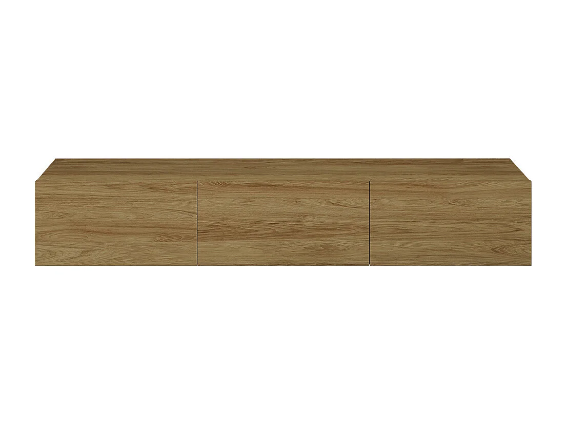 Idao Wood 3-deurs TV-element voor wandmontage 160 cm