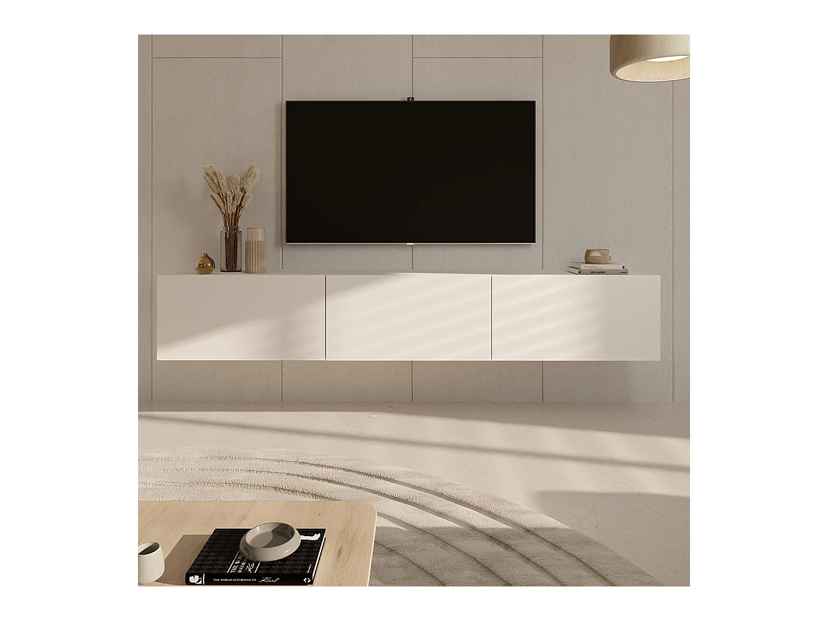 Mobile TV 3 ante Idao bianco 160cm