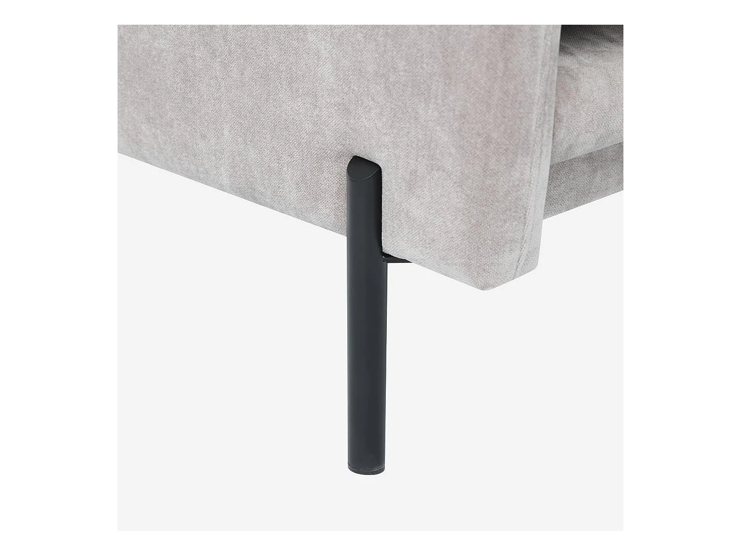 Habitat - Fauteuil déhoussable en tissu garni de plumes - Gris perle - Feath II