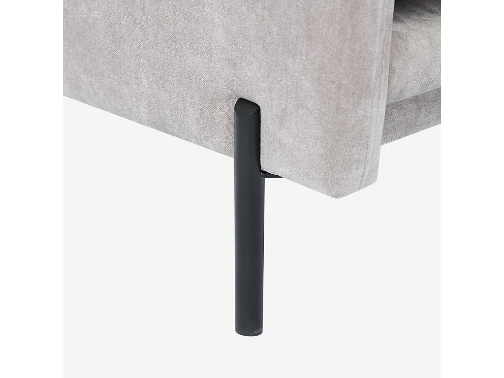 Habitat - Fauteuil déhoussable en tissu garni de plumes - Gris perle - Feath II