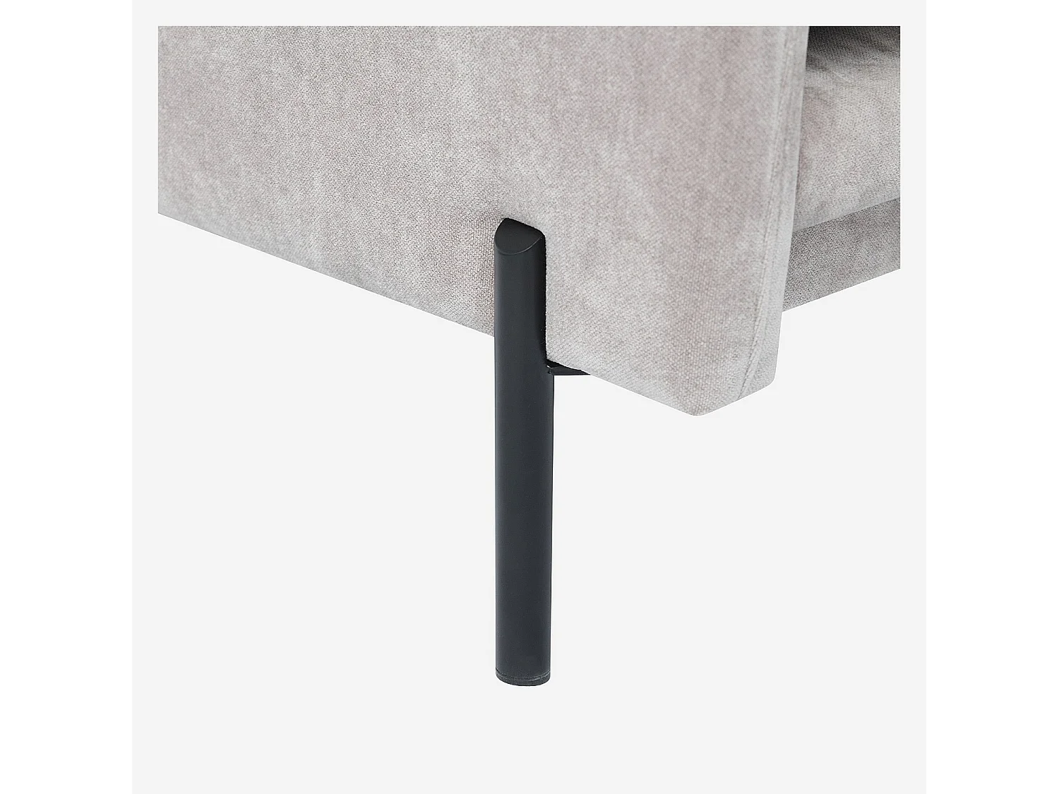 Habitat - Fauteuil déhoussable en tissu garni de plumes - Gris perle - Feath II