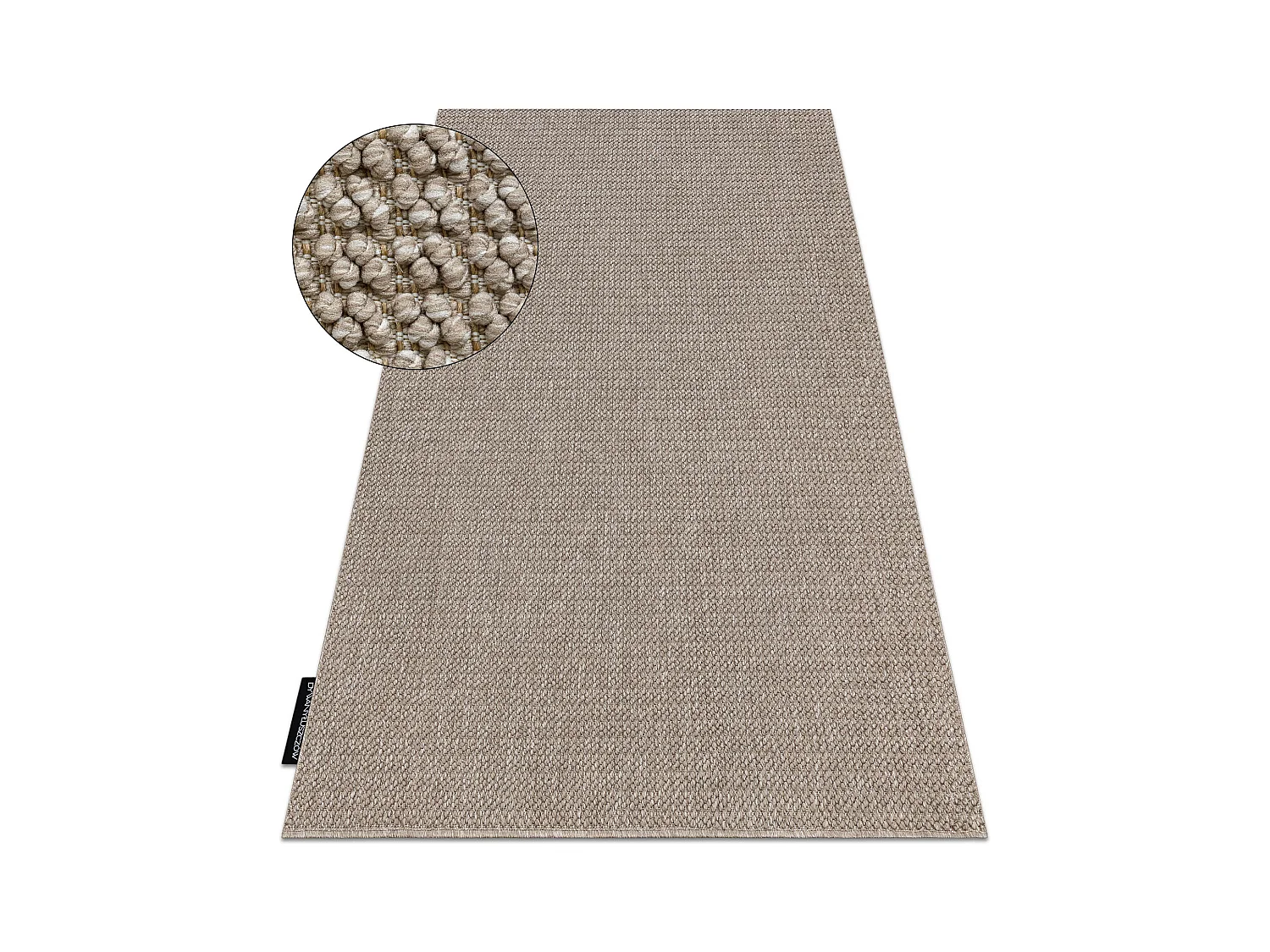 Tapis CASABLANCA LOOP marron, bouclé, doux 200x400 cm