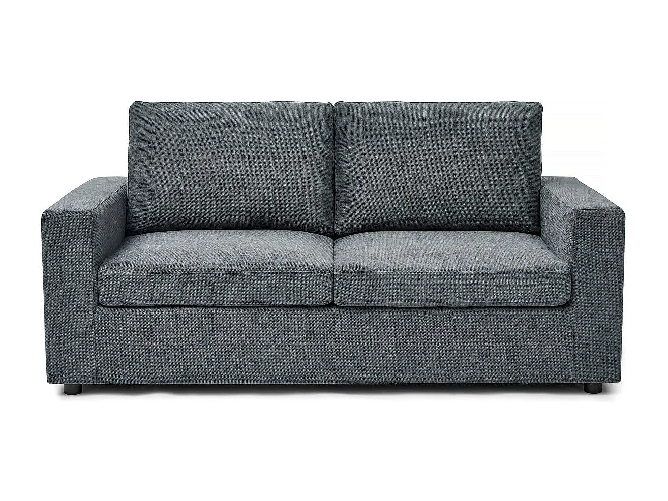 Stoffen slaapbank "Elena" - 3 zits - 140 cm slaap - Grijs