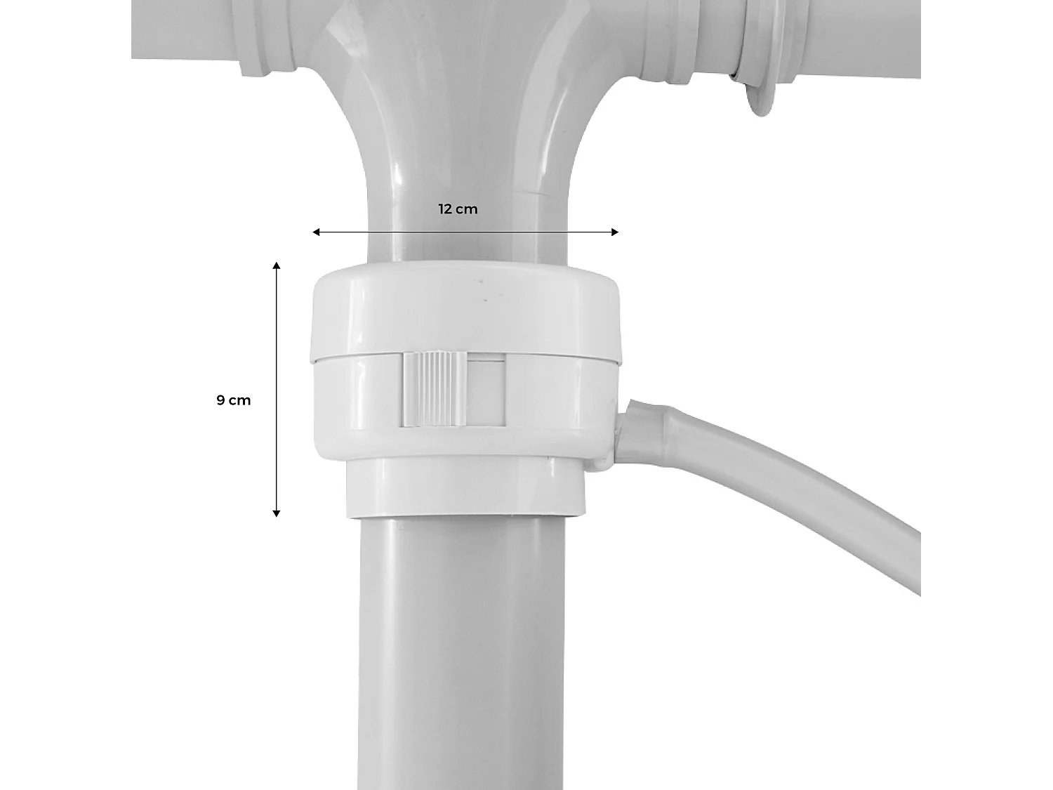 Kit di collegamento alla grondaia per raccoglitore d'acqua, beige