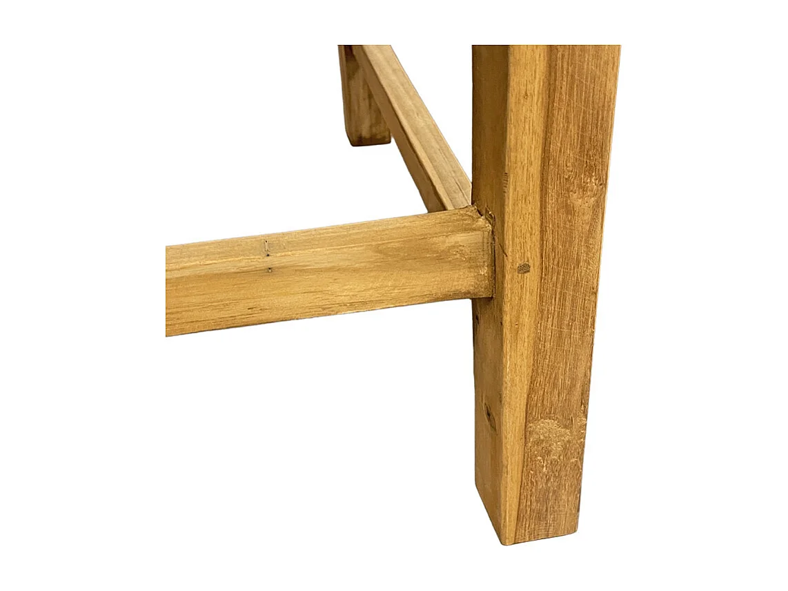 Table basse ronde 70 cm en bois de teck massif – SYLVIA