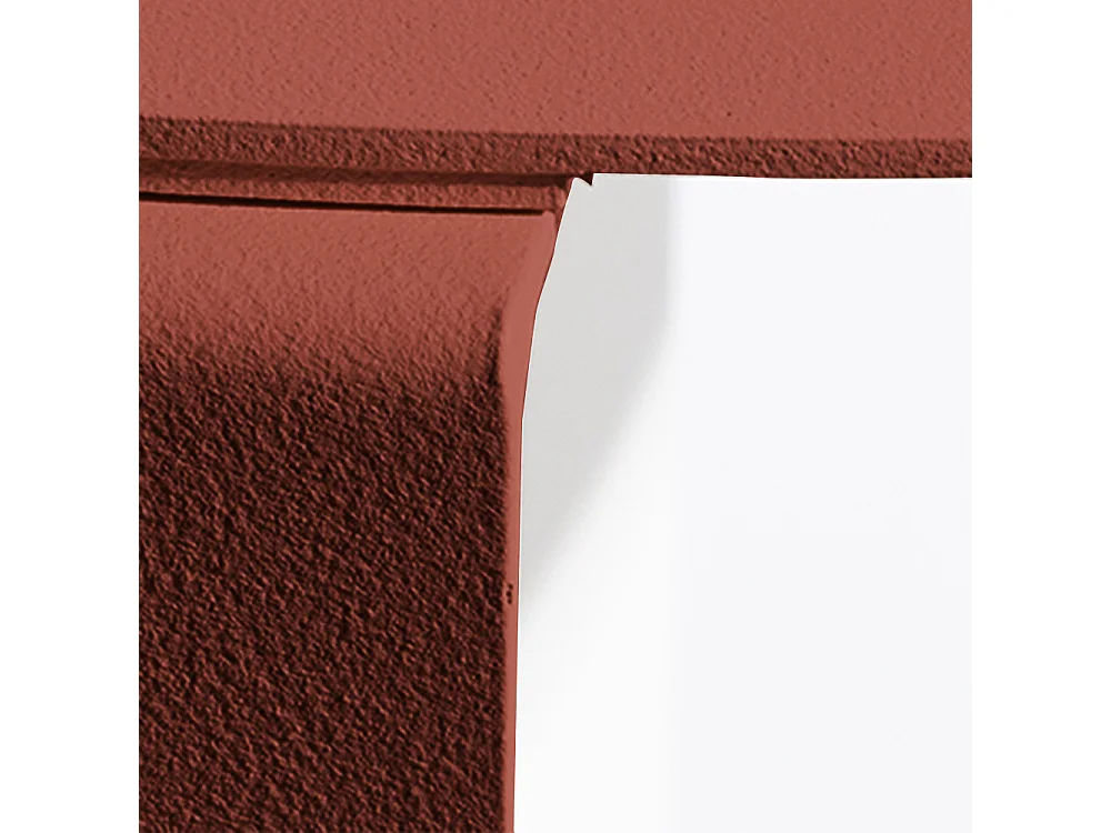 Jimy - Table d'appoint en métal H50cm - Bordeaux