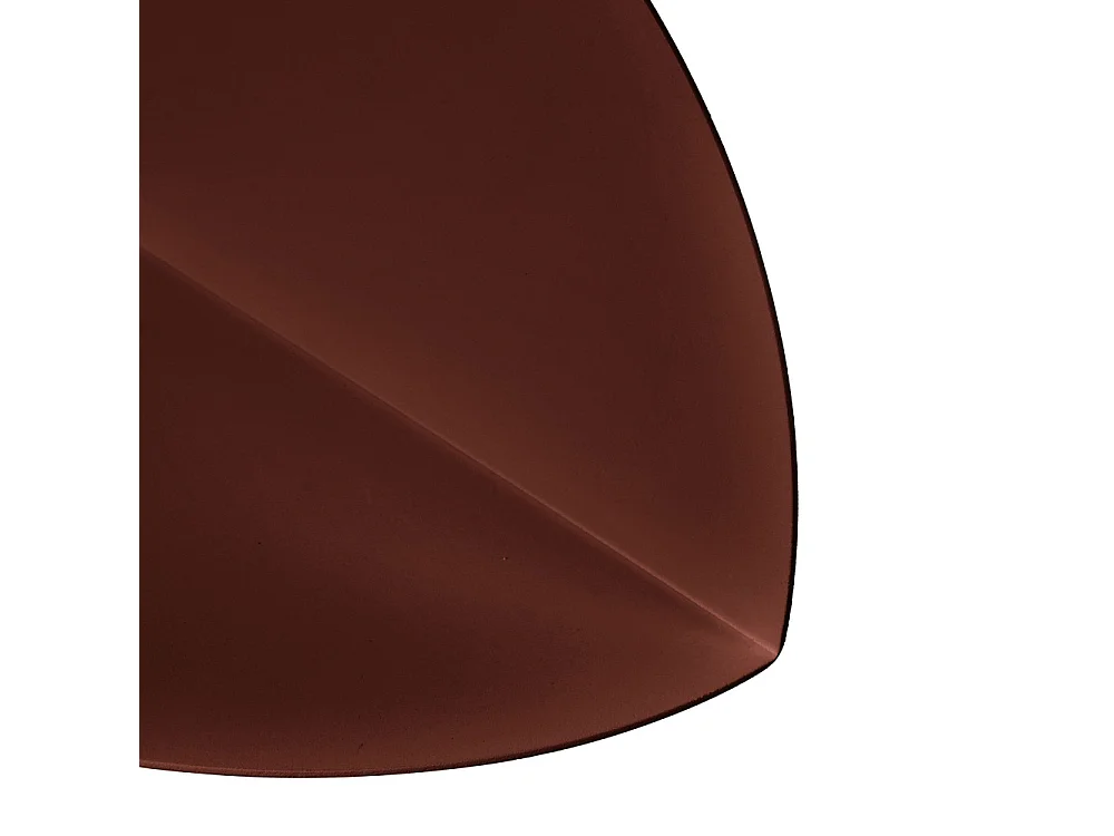 Nuagio - Lot de 2 étagères murales demi-cercle en métal L17,5cm - Bordeaux