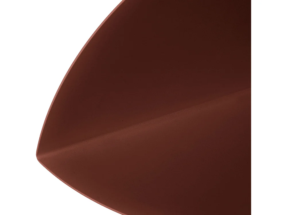 Nuagio - Lot de 2 étagères murales demi-cercle en métal L17,5cm - Bordeaux