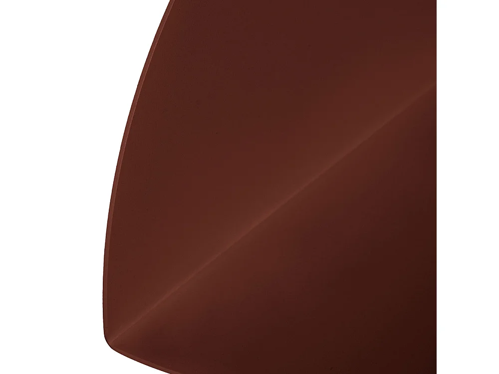 Nuagio - Lot de 2 étagères murales demi-cercle en métal L17,5cm - Bordeaux