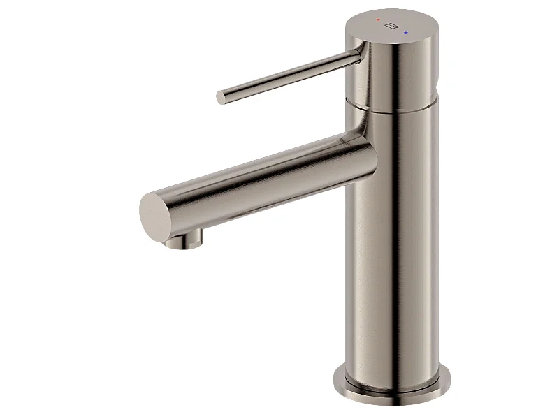 Luisa mitigeur lavabo bas façon inox brossé - Essebagno