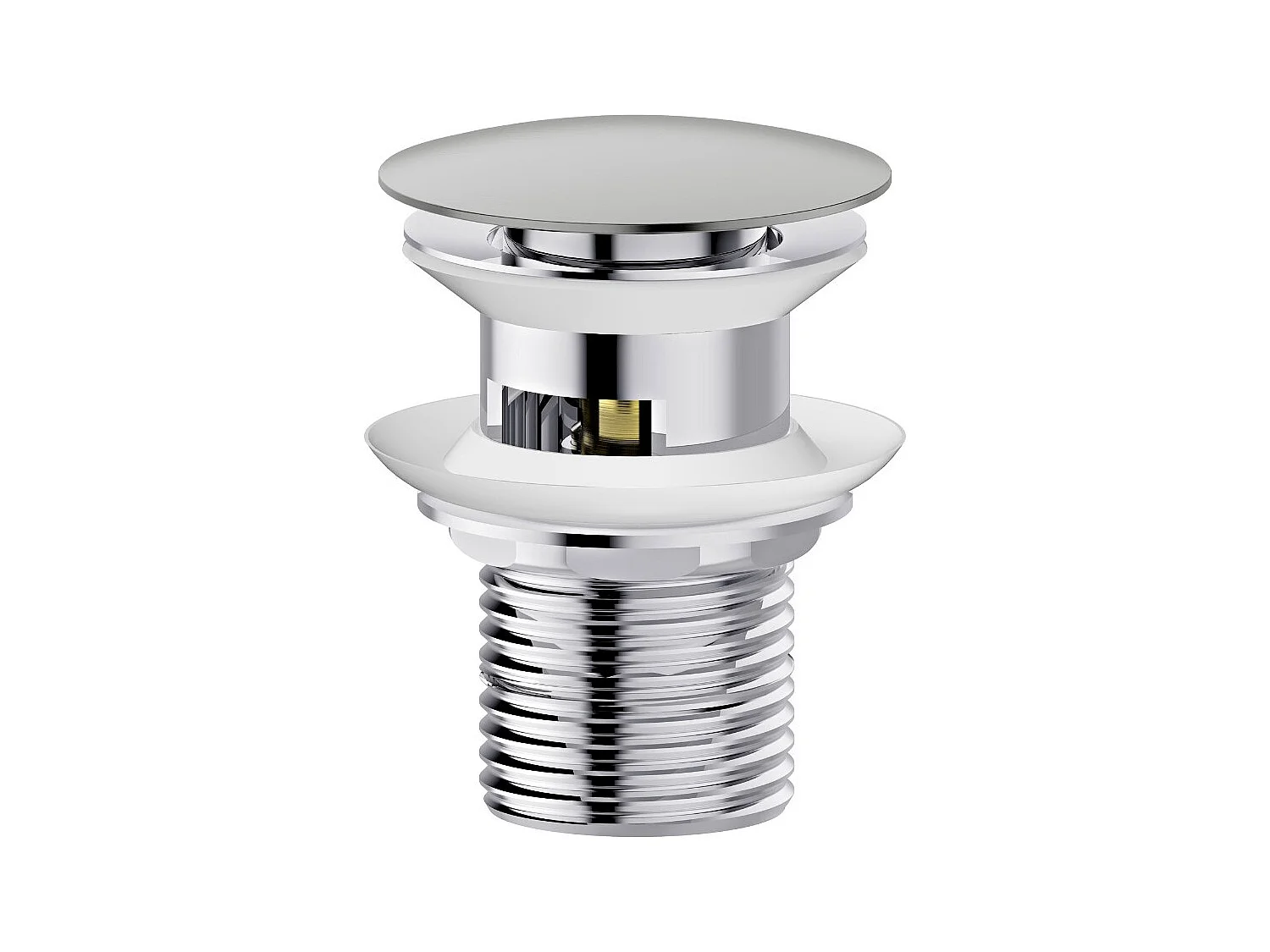 Luisa Misturadora de lavatório baixo aço inoxidável Essebagno