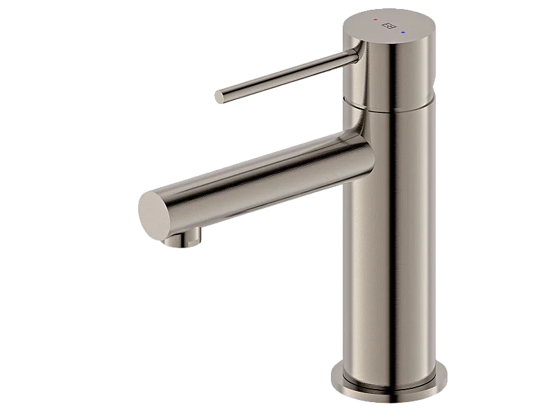 Luisa niedrige Waschtischmischer Edelstahl Essebagno