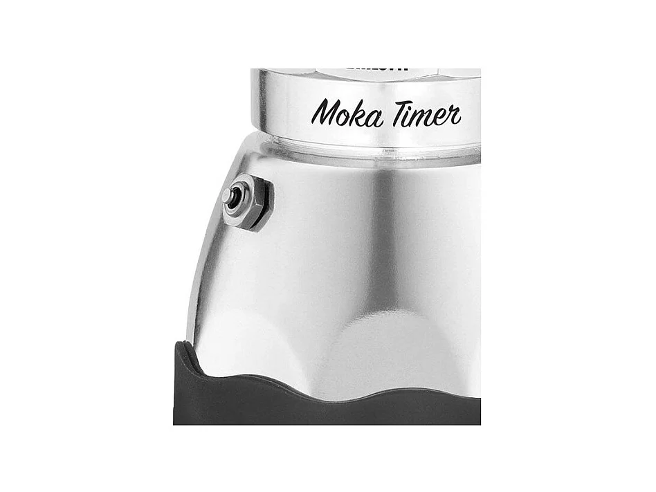 Cafetière Électrique Moka Timer 3T Bialetti - Programmable avec Écran LED