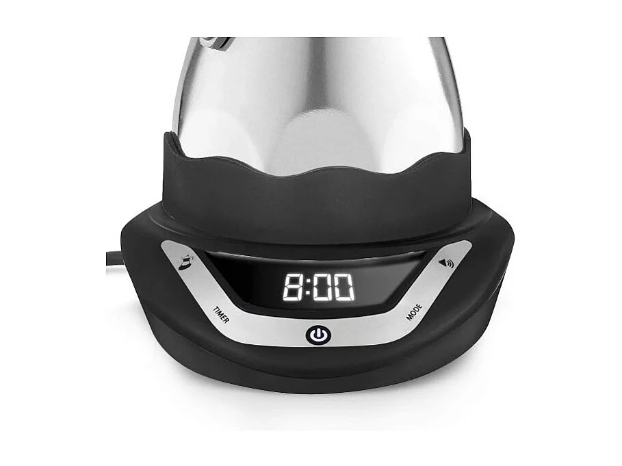 Elektrische Moka Timer 3T Bialetti Kaffeemaschine - Programmierbar mit LED-Display