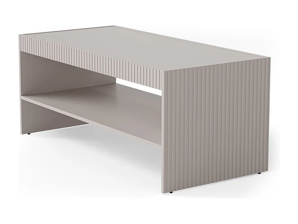 Table basse 120x50 couleur cachemire ROTTERDAM