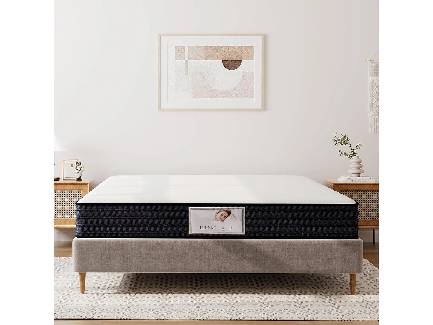 Matelas Ressort 140x190cm  - Epaisseur 22 cm