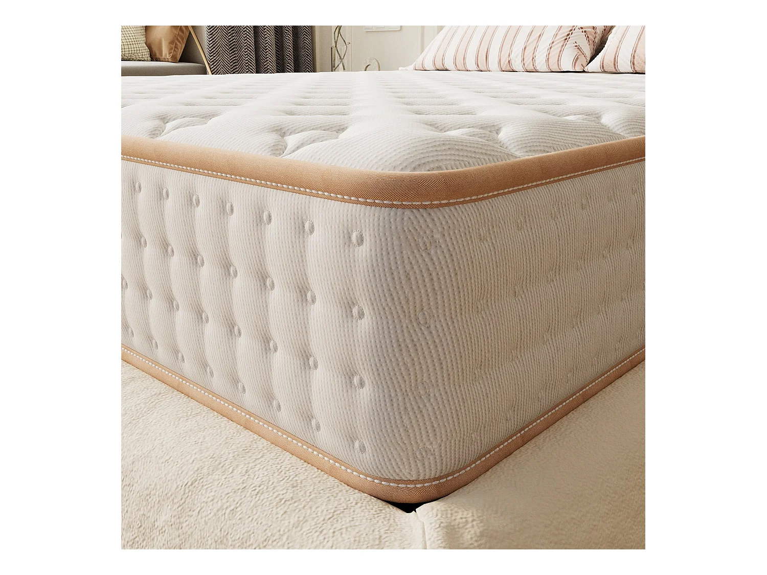 Matelas en Mousse 90x190cm，Épaisseur 18cm