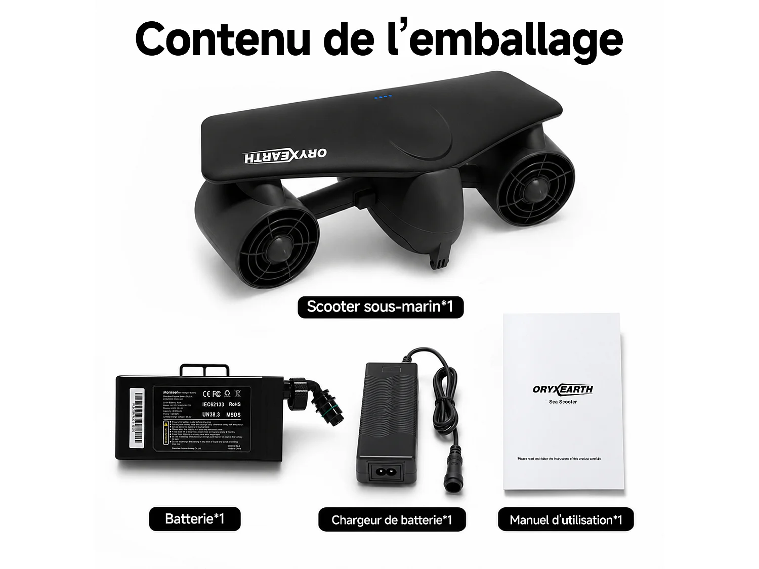 Aide à la flottabilité Scooter sous-marin