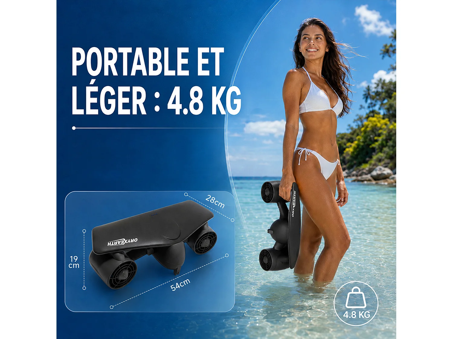 Aide à la flottabilité Scooter sous-marin