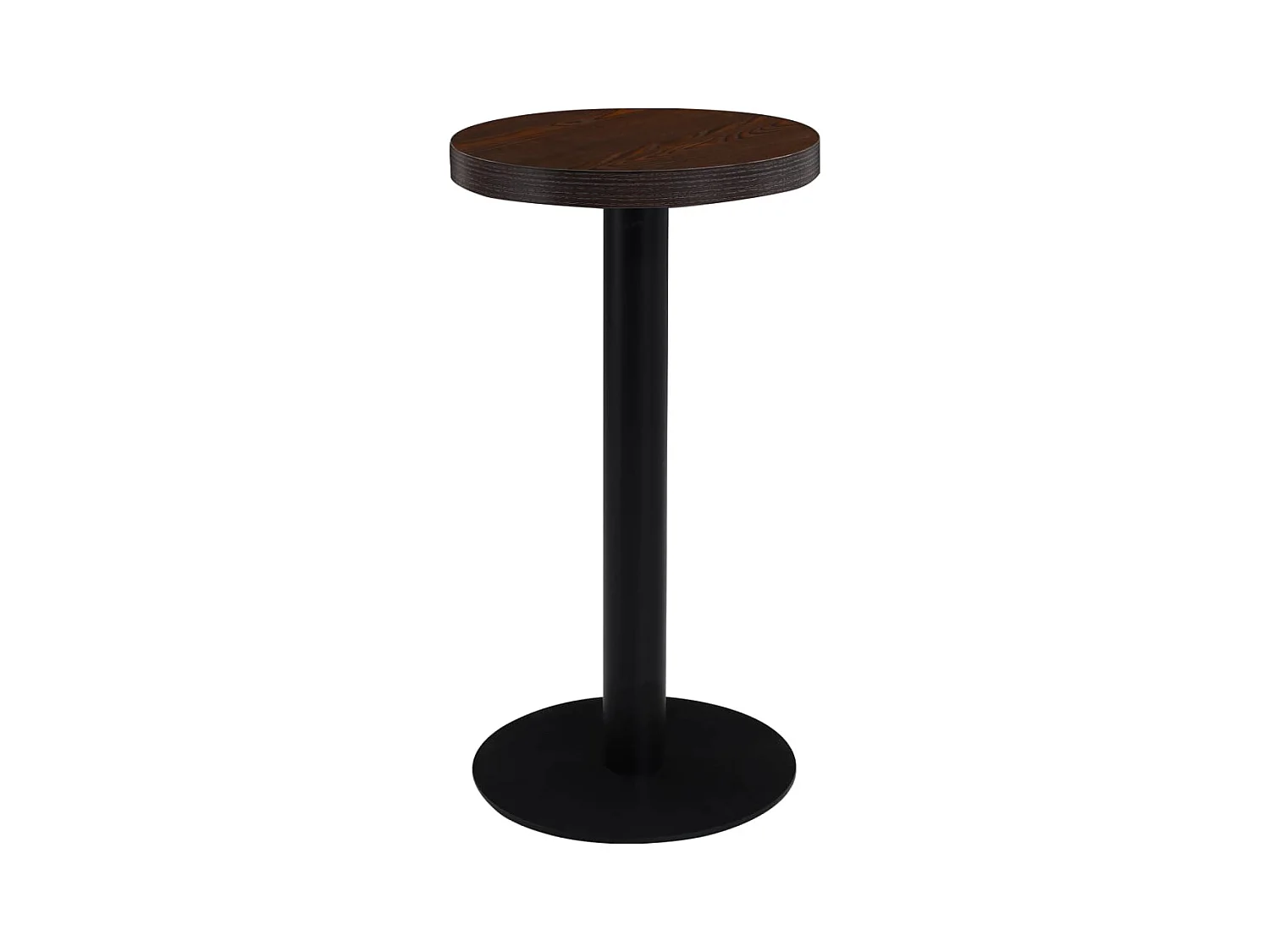 Table de bistro Marron foncé 40 cm MDF FR315768