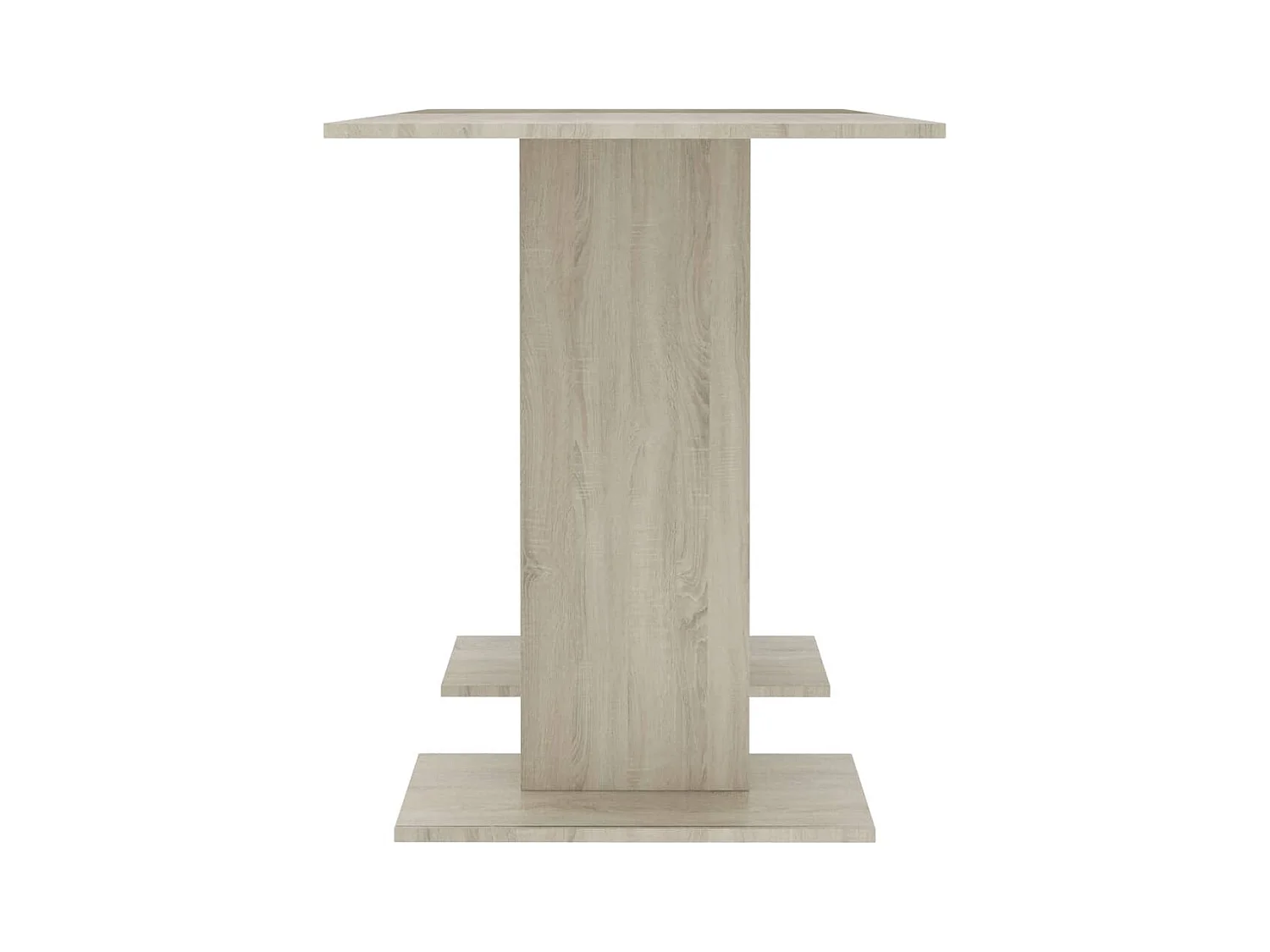 Mesa de comedor madera contrachapada roble sonoma 110x60x75cm ES750058