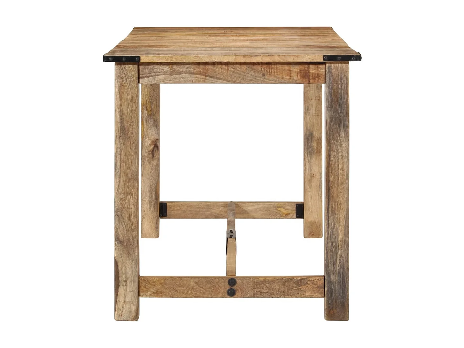 Table à manger 140x70x75 cm bois de manguier massif FR474374