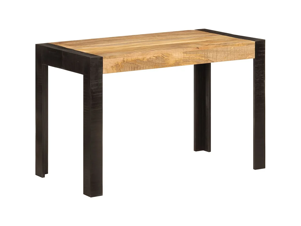 Table à dîner 120x60x76 cm bois de manguier massif FR657117