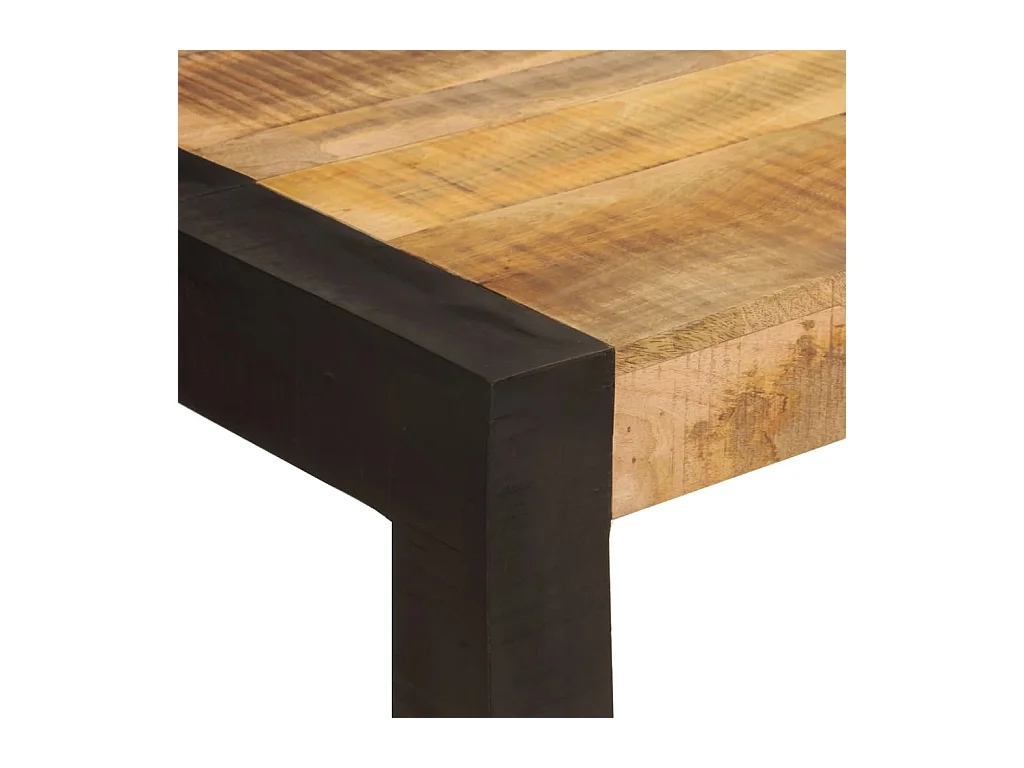 Table à dîner 120x60x76 cm bois de manguier massif FR657117