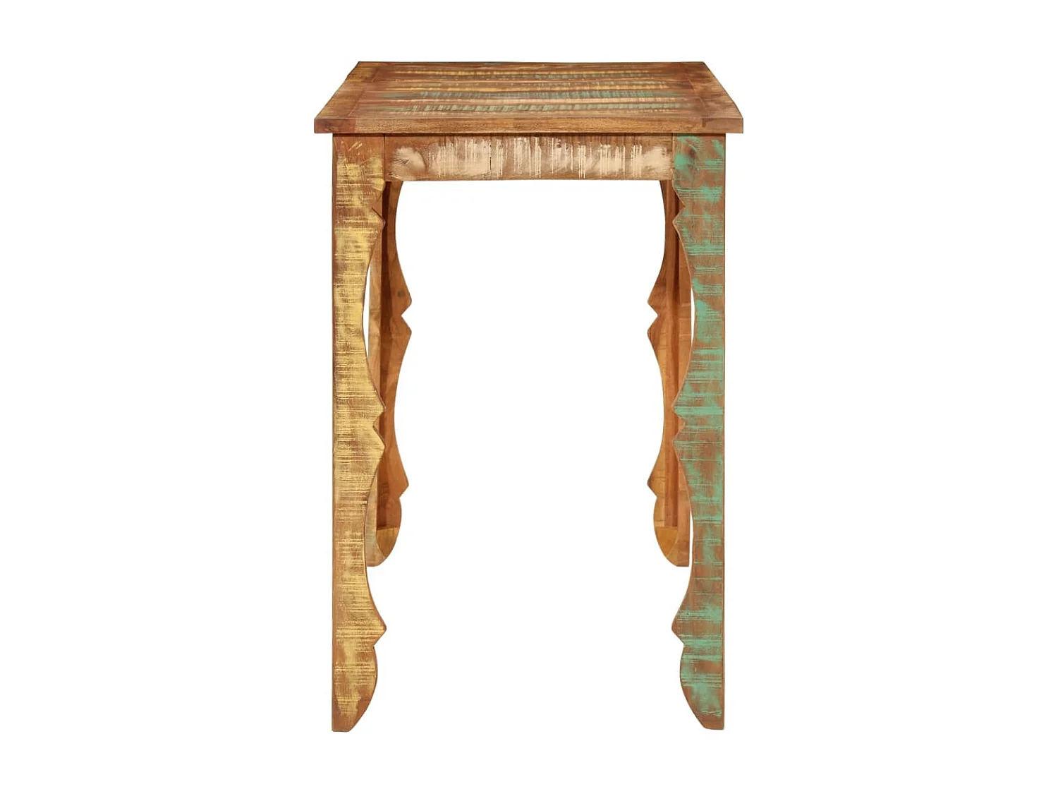 Table à manger 110x52x76 cm bois massif de récupération FR923879