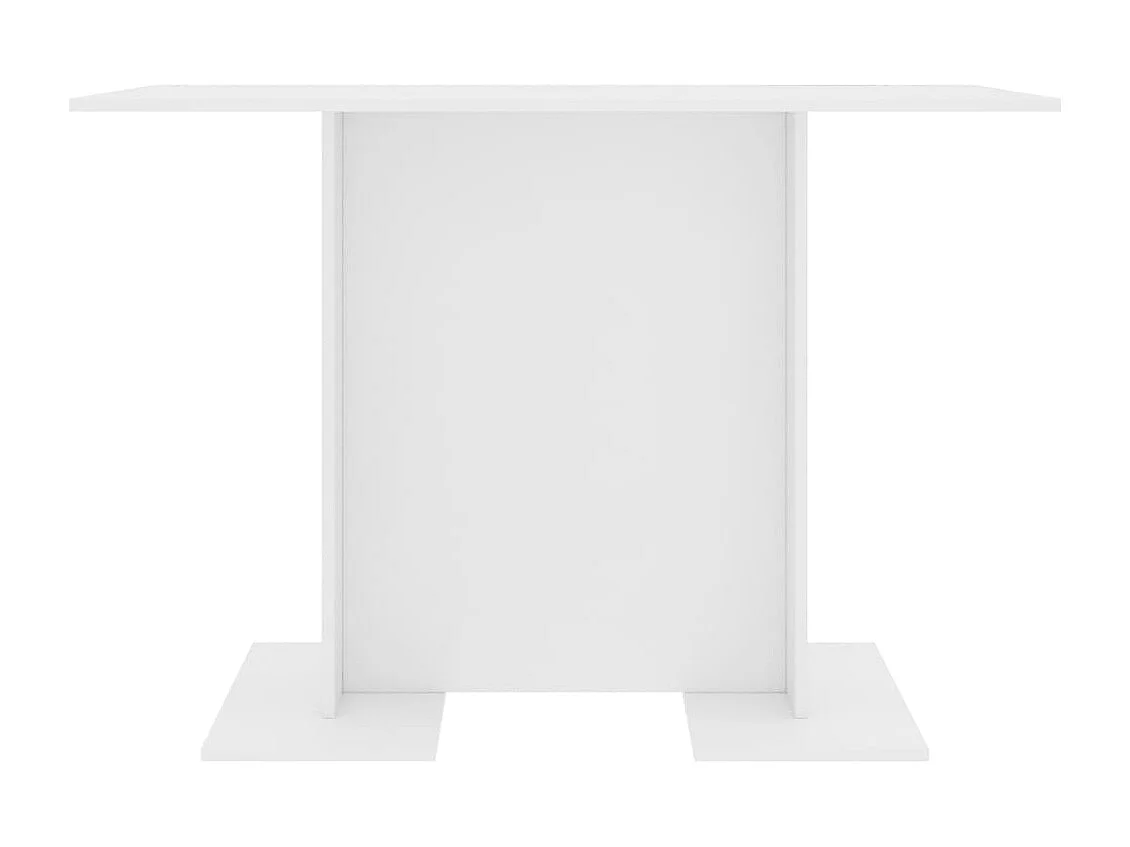 Table de salle à manger Blanc 110 x 60 x 75 cm Bois ingénierie FR256057