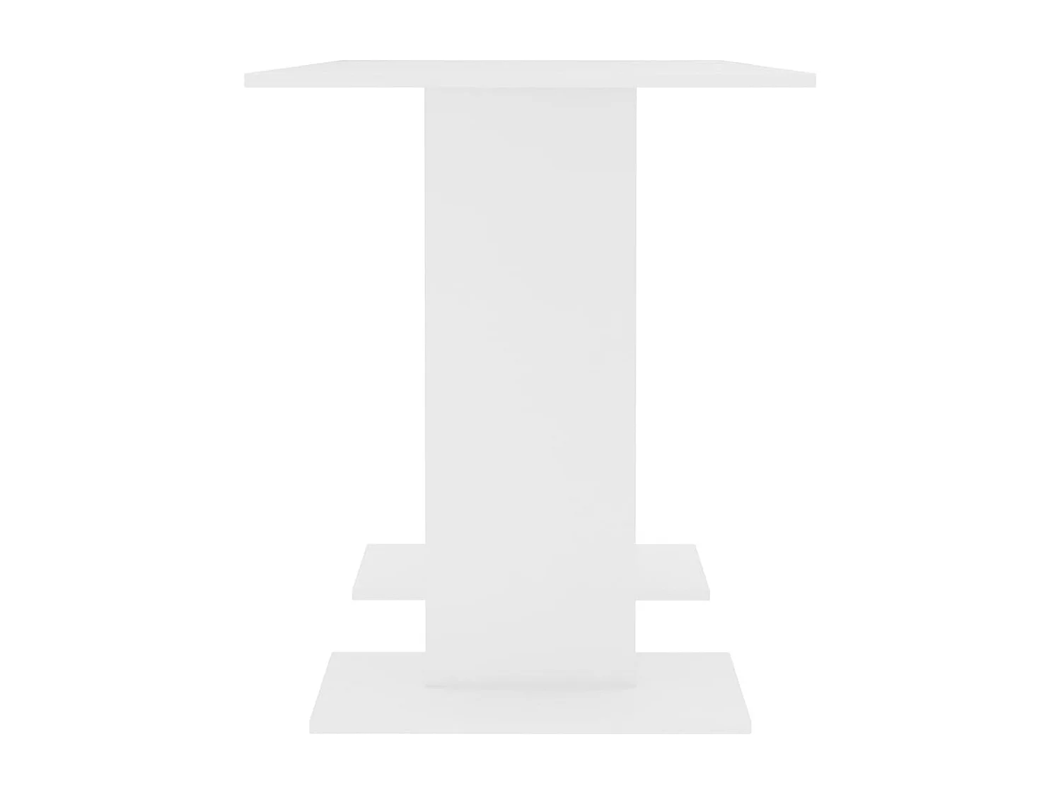 Table de salle à manger Blanc 110 x 60 x 75 cm Bois ingénierie FR256057