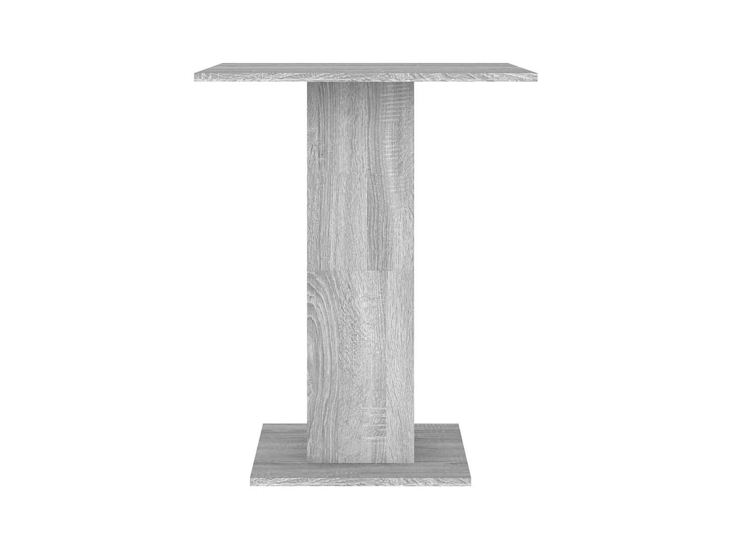 Table de bistro Sonoma gris 60x60x75 cm Bois d'ingénierie FR651930