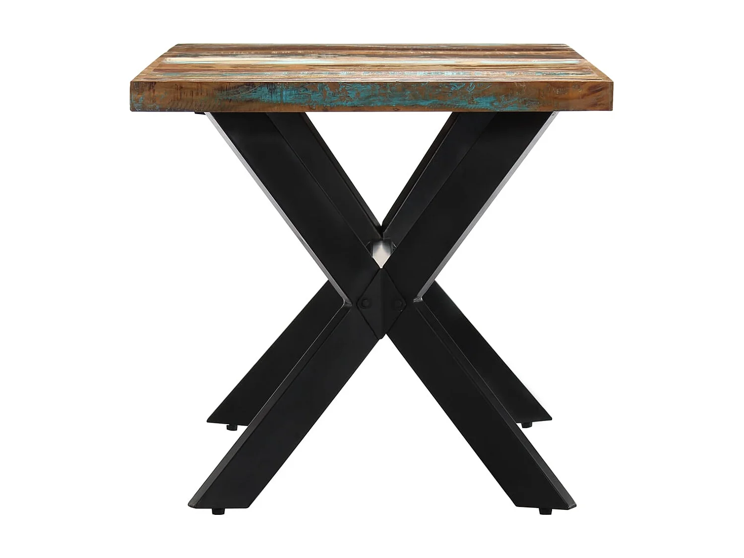 Table à manger 140x70x75 cm Bois de récupération massif FR648985