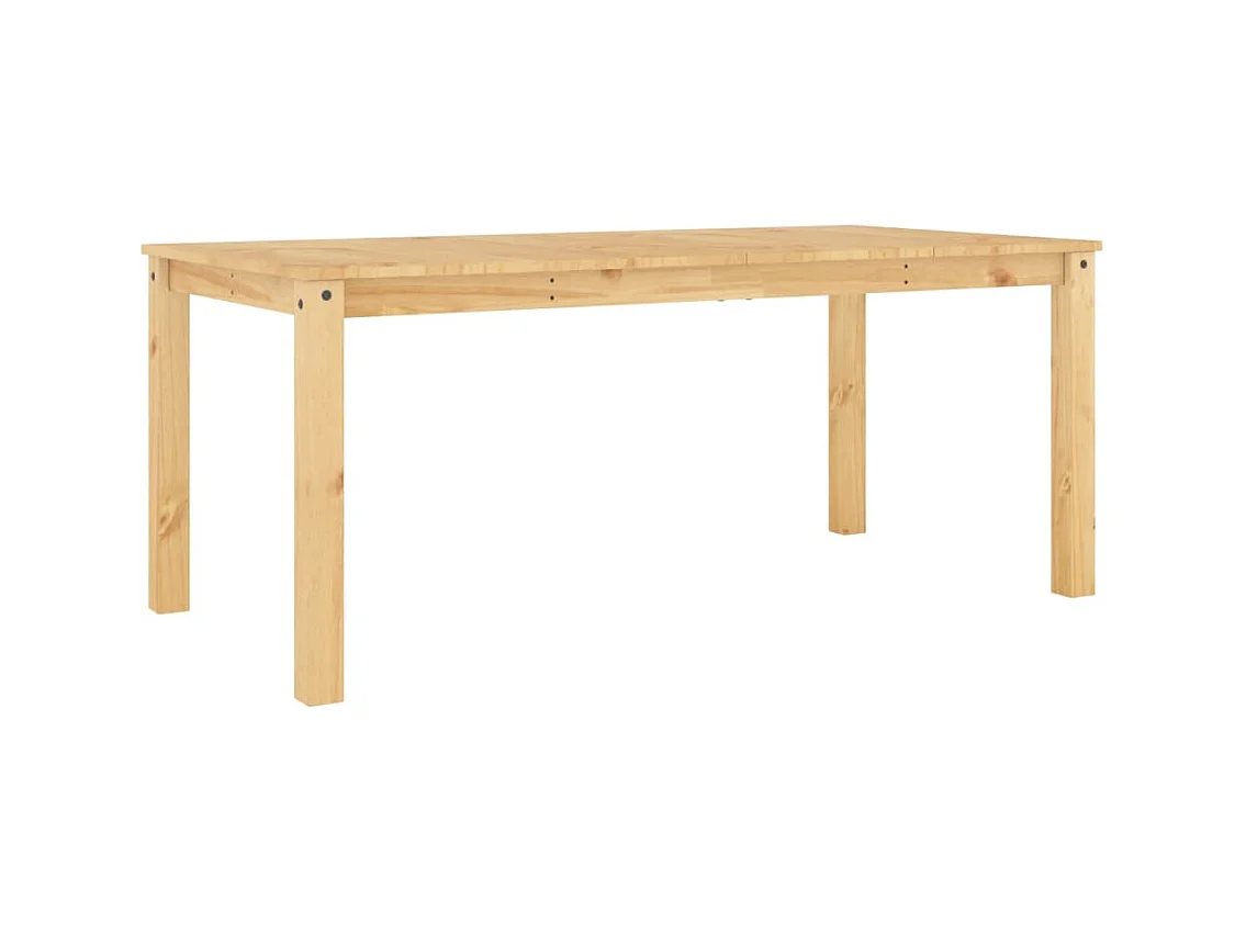 Mesa de comedor Panama madera maciza de pino 180x90x75 cm ES749096