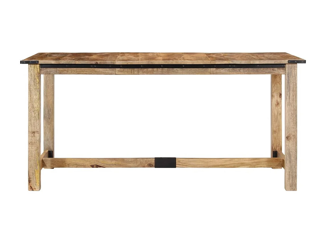 Mesa de jantar 160x80x75 cm madeira de mangueira maciça PT331688